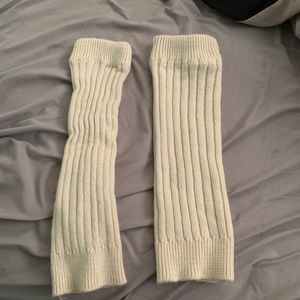 White leg warmers